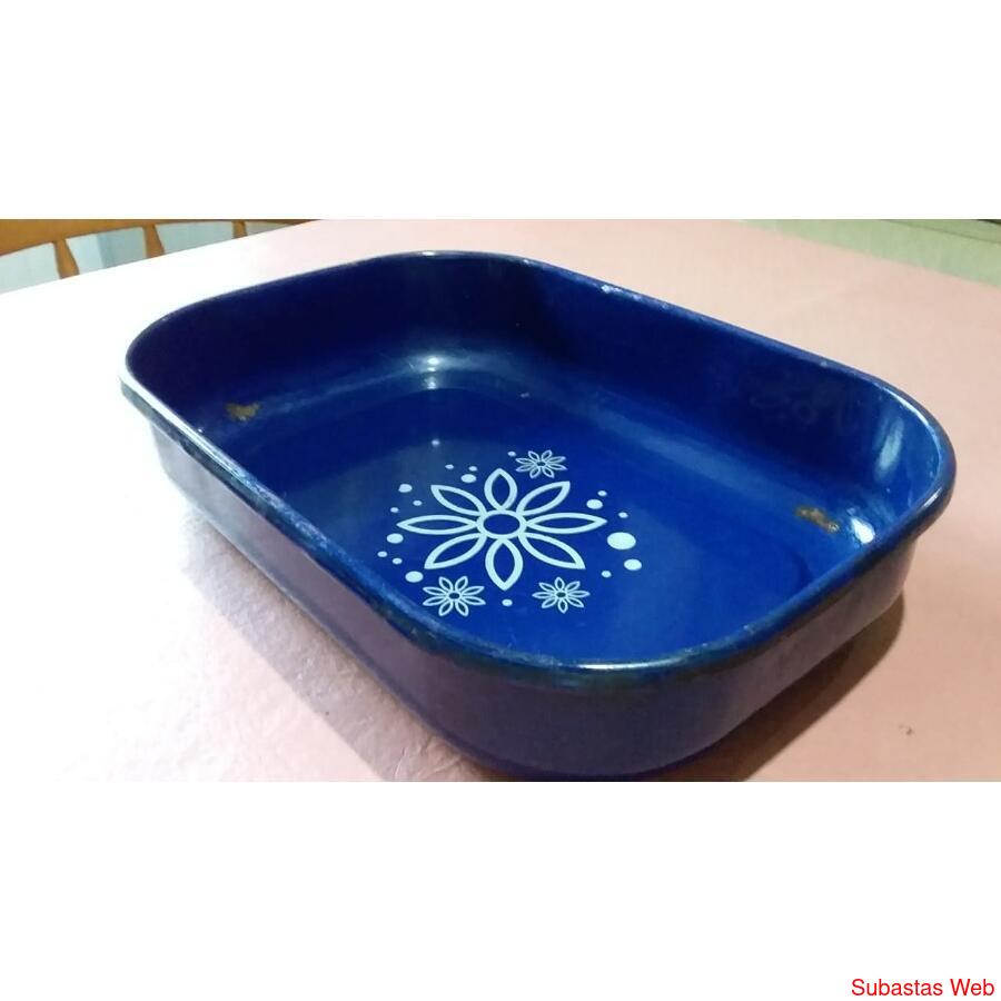 Fuente Capea Enlozada Azul 35x7 Rectangular Opilarsur