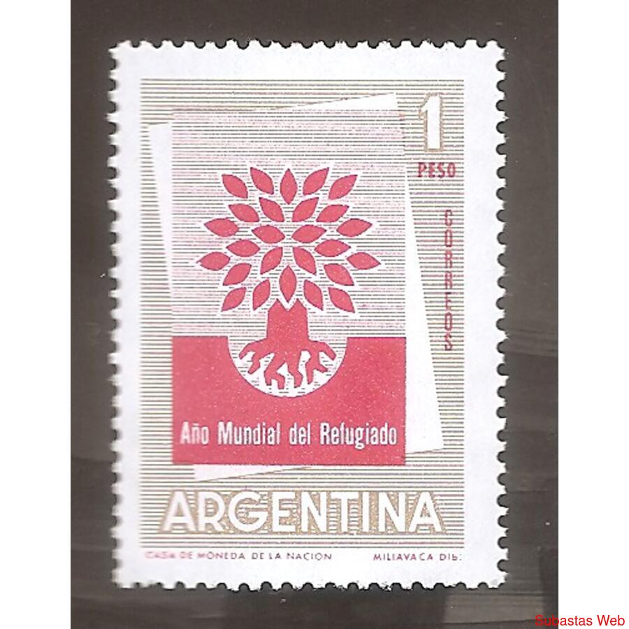ARGENTINA  1960(616) DIA MUNDIAL DEL REFUGIADO  MINT