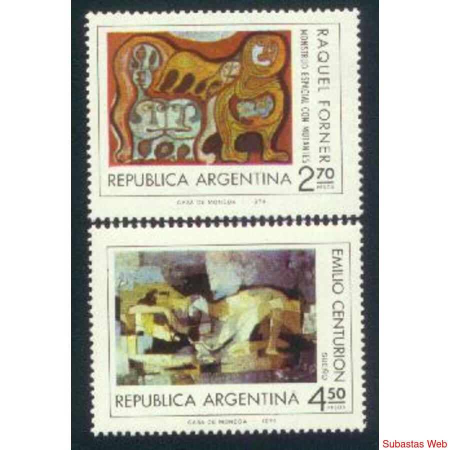 ARGENTINA 1975(996-97)  PLASTICA ARGENTINA  MINT