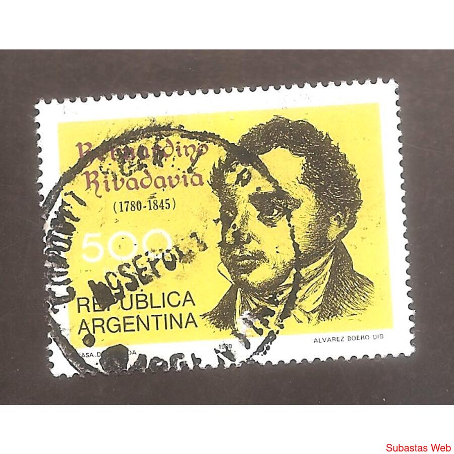 ARGENTINA 1980(MT1239) BICENTENARIO DE PROCERES  USADA