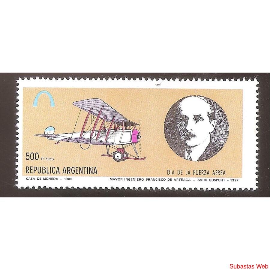 ARGENTINA 1980(1241) DIA DE LA FUERZA AEREA  MINT