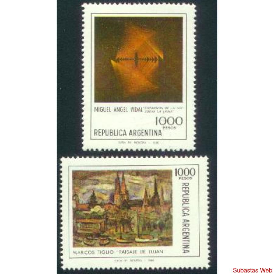 ARGENTINA 1981(1286-87)  PLASTICA ARGENTINA: