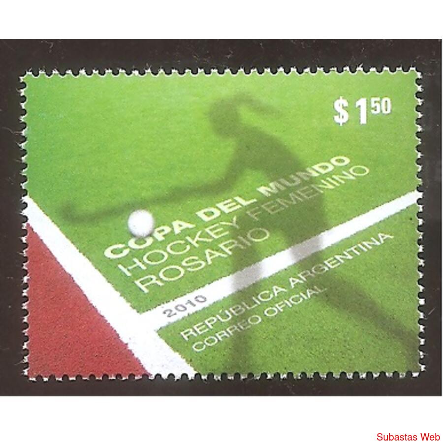 ARGENTINA 2010(3841) MUNDIAL HOCKEY FEMENINO  MINT