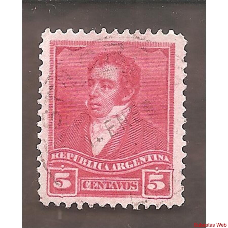 ARGENTINA 1892(98IA) 3 PROCERES  SOL GRANDE  12,25x12,25 USA