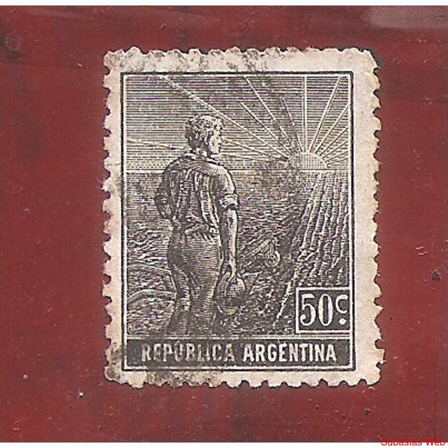 ARGENTINA  1911(176) LABRADOR  FILI  SOL CHICO  USADA