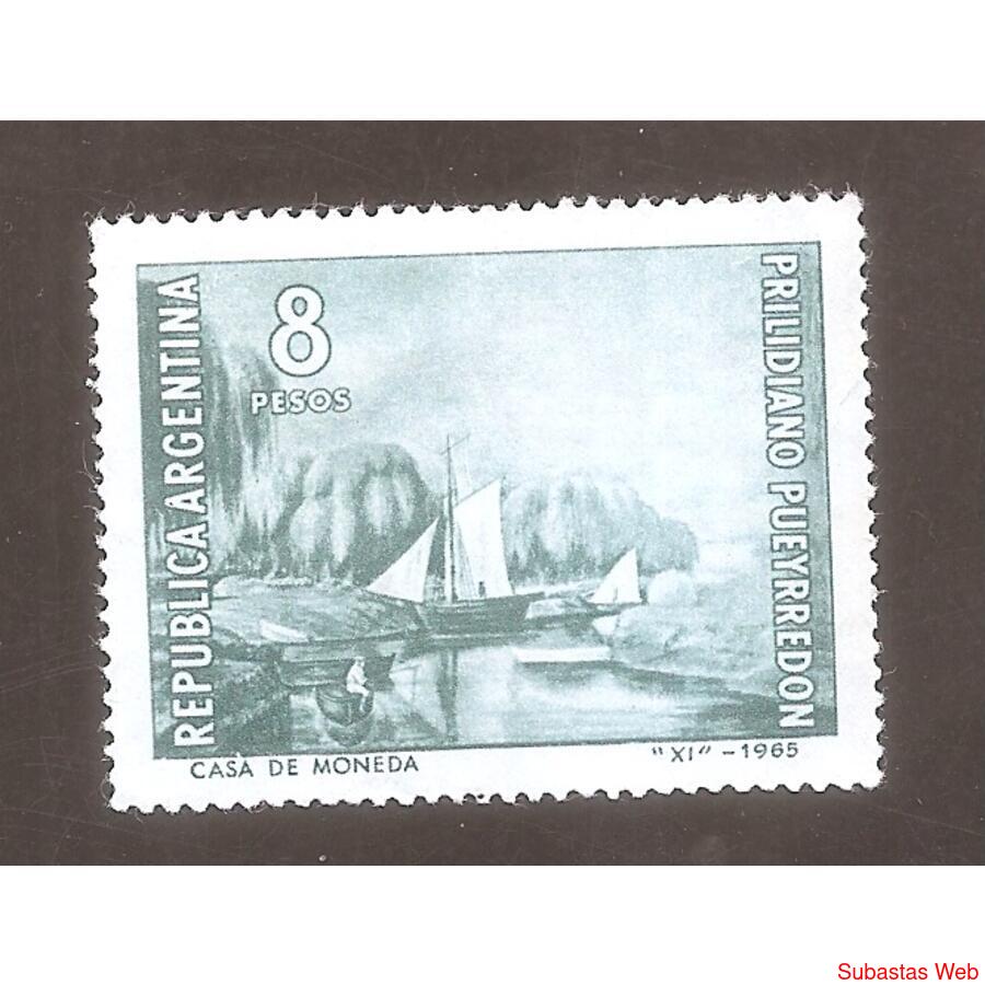 ARGENTINA 1966(727) PINTORES ARGENTINOS  MINT