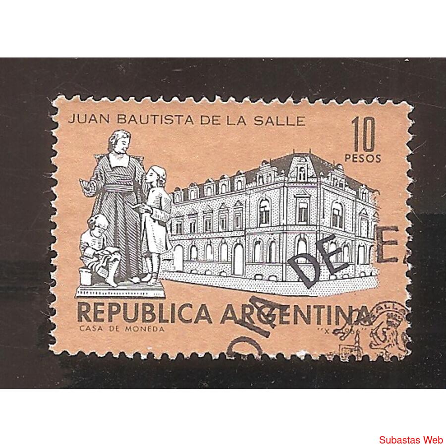 ARGENTINA 1966(777)  HOMENAJE A JUAN LASALLE  USADA