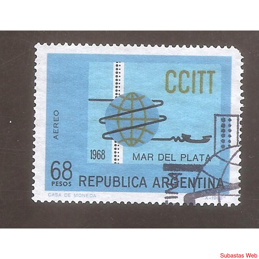ARGENTINA 1968(A125)  IV  ASAMBLEA DE LA CCITT   USADA