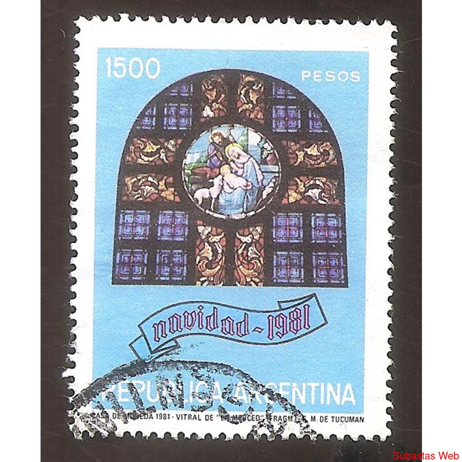 ARGENTINA 1981(1322)  NAVIDAD  USADA
