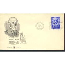 ARGENTINA 1964(697) SOBRE PDE:  FALLECIMIENTO DE ROCA