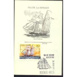 ARGENTINA 1977(1097) TARJETA PDE: DIA DE LA ARMADA