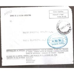 ARGENTINA  1963  SOBRE CIRCULADO  NUMERO  148BD