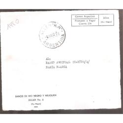 ARGENTINA  1963  SOBRE CIRCULADO  NUMERO  148O