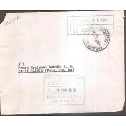 ARGENTINA  1963  SOBRE CIRCULADO  NUMERO  148OA