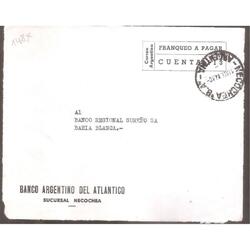 ARGENTINA  1963  SOBRE CIRCULADO  NUMERO  148X