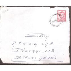ARGENTINA  1964  SOBRE CIRCULADO  NUMERO  150A