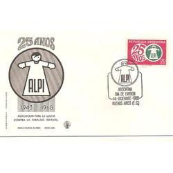 ARGENTINA  1968(831)  25 ANIVERSARIO DE ALPI