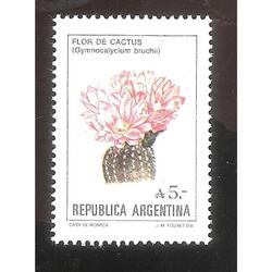 ARGENTINA 1987(1624)  FLOR DE CACTUS,  MINT
