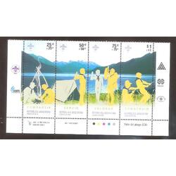 ARGENTINA 2007(2885-88) CENTENARIO DEL SCOUTISMO CON BORDE