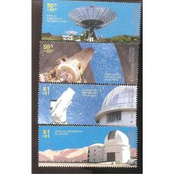 ARGENTINA 2009(3757-60)  OBSERVATORIOS ASTRONOMICOS  MINT