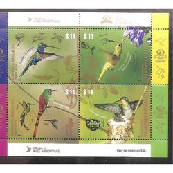 ARGENTINA 2016(BLOCK262)  BLOCK  AVES ARGENTINAS   MINT