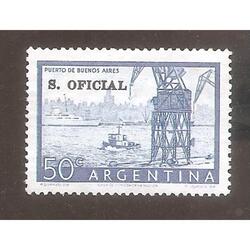 ARGENTINA 1954(546Ab-382) PUERTO DE BUENOS AIRES  S.OFICIAL