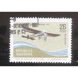 ARGENTINA 1967(A117) PRIMER CORREO AEREO  USADA