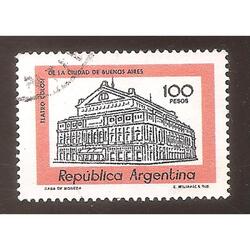 ARGENTINA 1979(1167) CORREO ORDINARIO: TEATRO COLON,  USADA