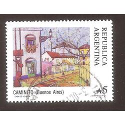 ARENTINA 1988(1679) CORREO ORDINARIO: CAMINITO  USADA