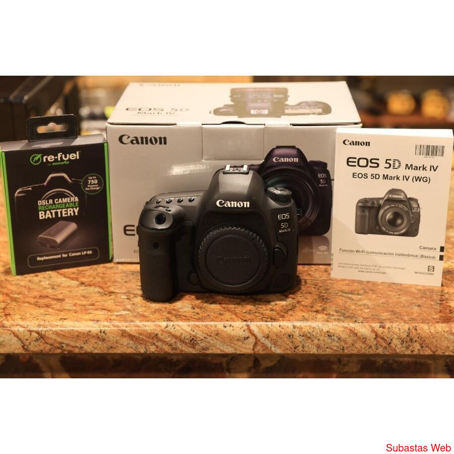 NUEVA Canon EOS 5D Mark IV Digital Negro