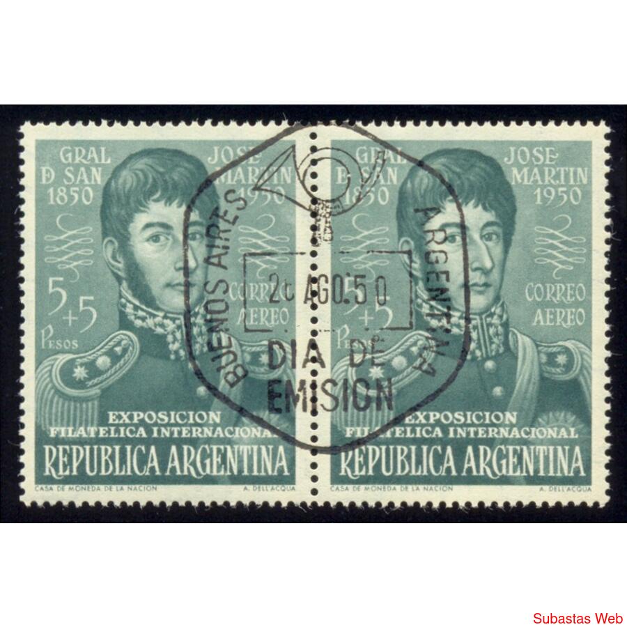 ARGENTINA GJ992 PAREJA ALTO VALOR EFIRA MAT. PDE. U$20.00