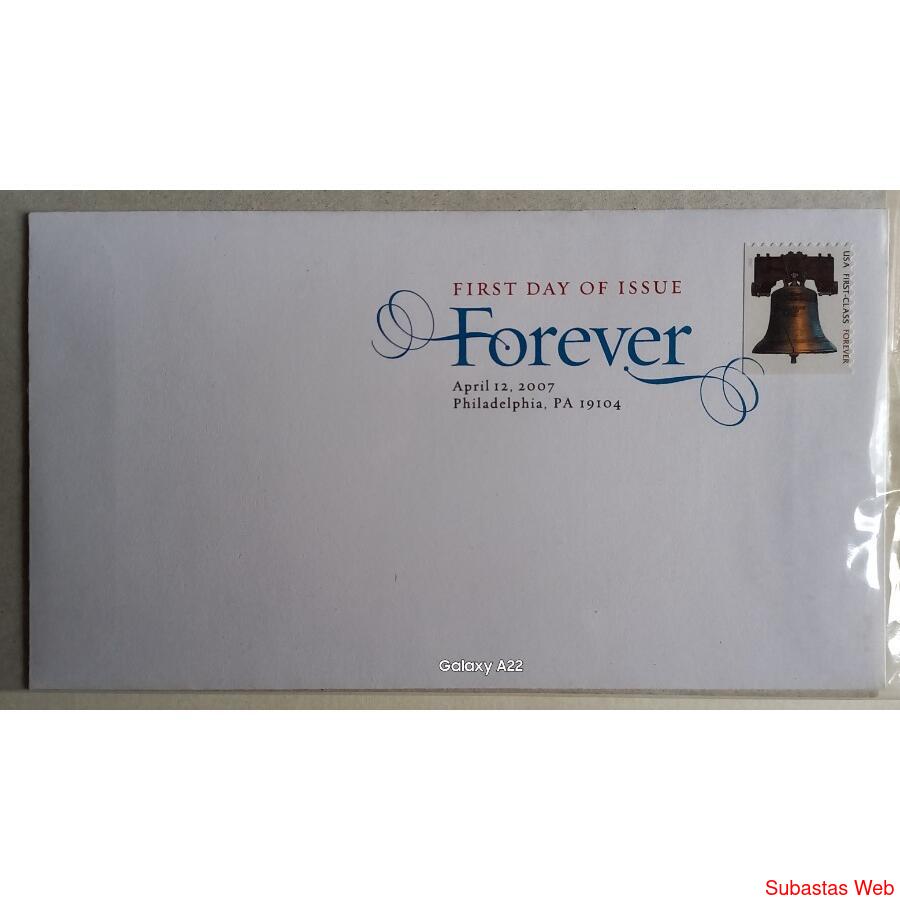Sobre USA FDC Forever (2007, grey)