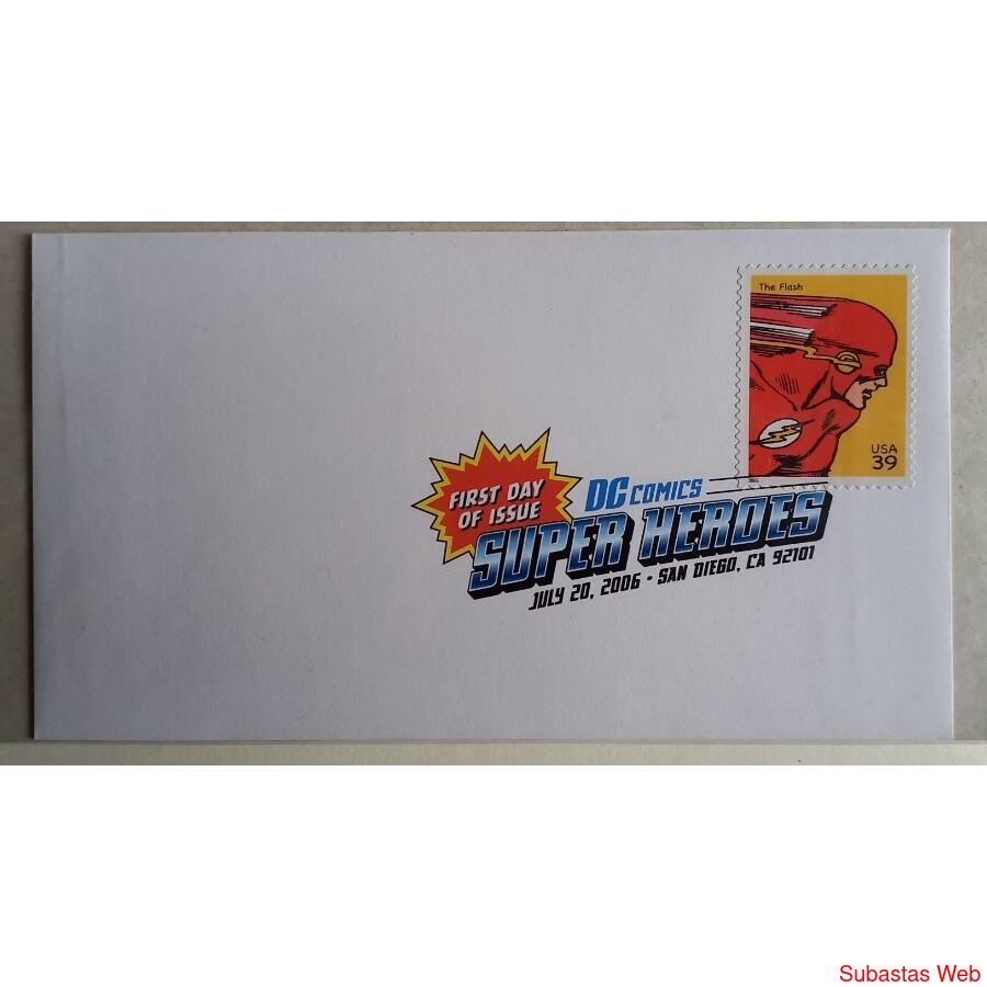 Sobre USA FDC DC Cómics Super Heroes