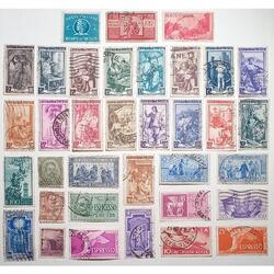 Lote Sellos Postales. Italia. Liras