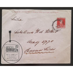ARGENTINA GJSOB79 SOBRE EP *HENRY W PEABODY* AUTO BUICK
