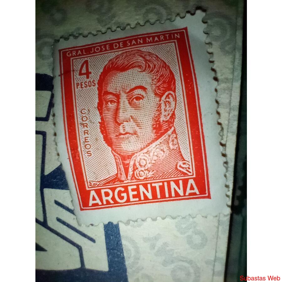 Estampillas  san martin 1964