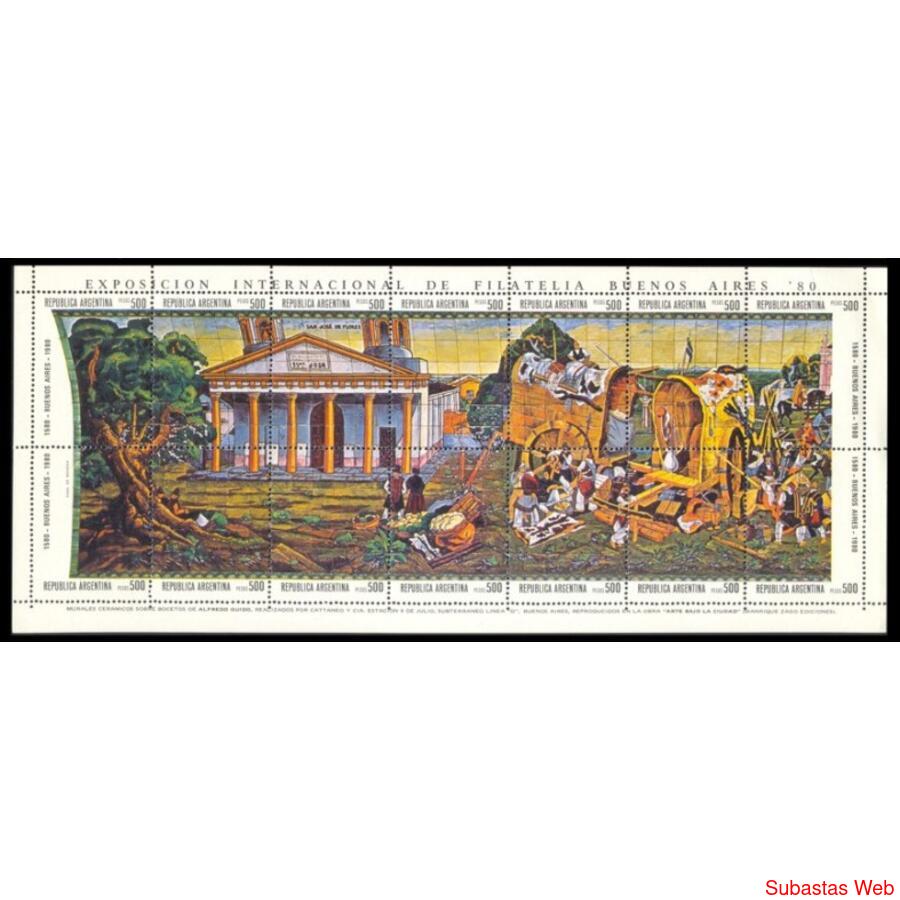 ARGENTINA GJ HB45 MURAL DEL SUBTERRANEO LINEA *D*  U$10.00
