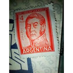 Estampillas  san martin 1964