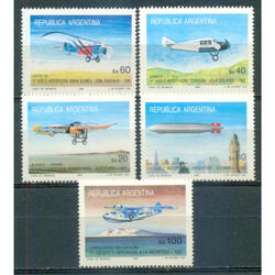 ARGENTINA GJ2197/2200 AVIACIÓN SERIE COMPLETA MINT U$3.00