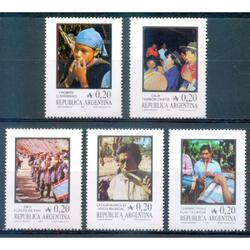 ARGENTINA. GJ2242/2246. INSTRUMENTOS MUSICALES. SERIE MINT