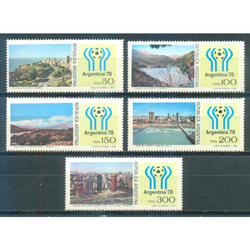 ARGENTINA GJ1806 /1810 SEDES MUNDIAL DE FUTBOL. SERIE MINT