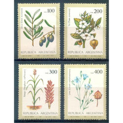 ARGENTINA GJ1856/1859 AGRICULTURA ARGENTINA SERIE MINT $3.50