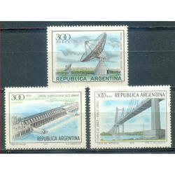 ARGENTINA GJ1911/1913 *OBRAS DE INFRAESTRUCTURA* SERIE MINT