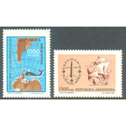 ARGENTINA GJ1996/97 SERIE BÁSICA *BALLENAS y EXPO '81*$5.00