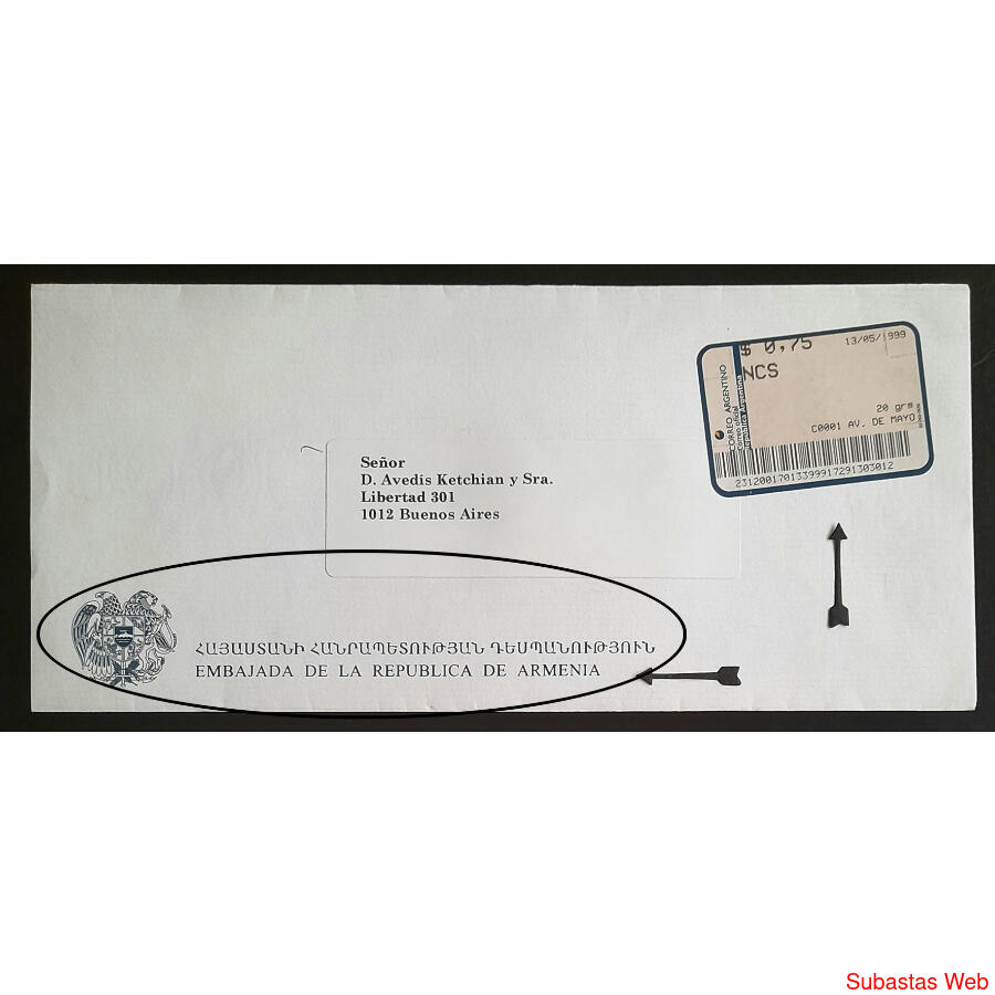 ARGENTINA. ETIQUETA LABEL DE VALOR VARIABLE *COLOR ROSA* RRR