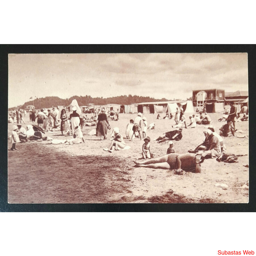 MONTE HERMOSO. ESPECTACULAR POSTAL DEL ANTIGUO BALNEARIO