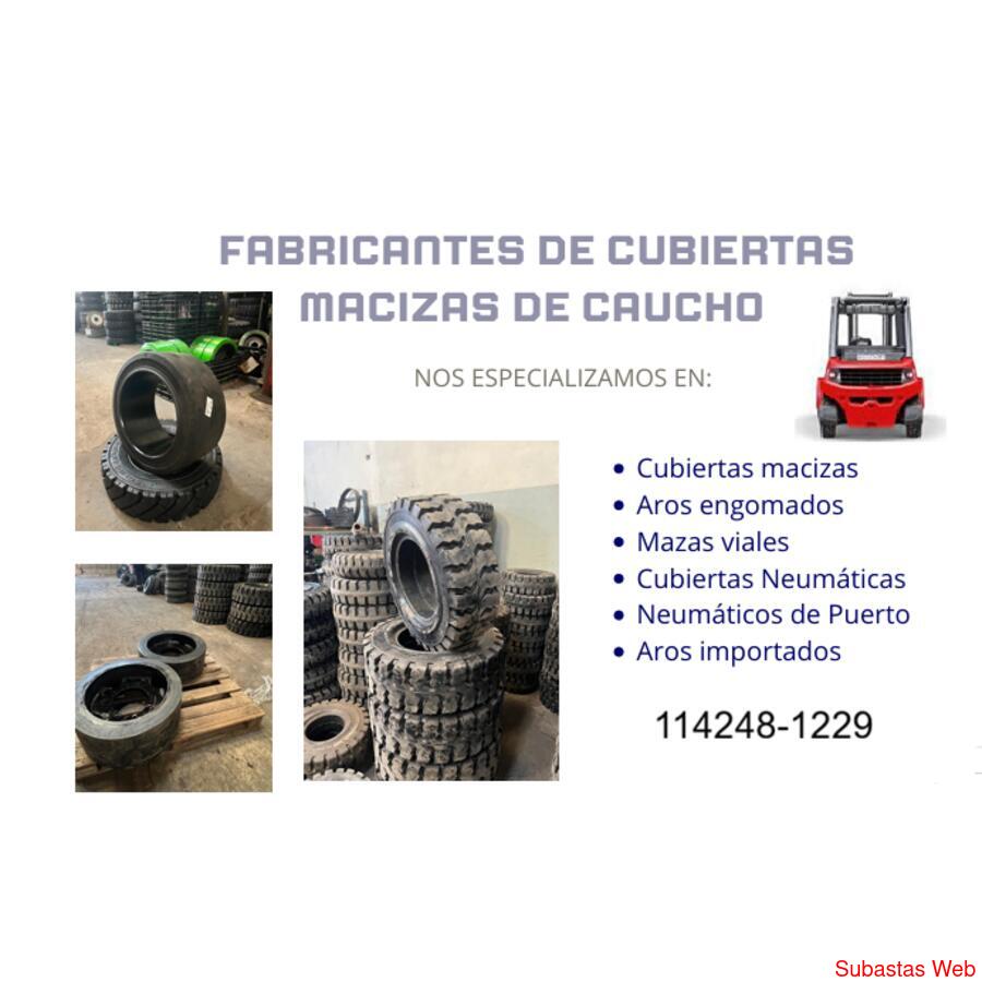 FABRICA DE CUBIERTAS MACIZAS para AUTOELEVADORES CONSULTAR! 