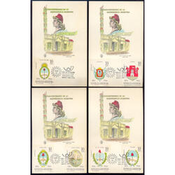 ARGENTINA SERIE ESCUDOS EN 12 TARJETAS PDE. U$ 29.00. LUJO!!