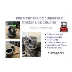 CUBIERTA solida 650 X 10 650X10 autoelevador Rodamarsa Tires
