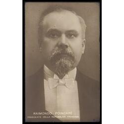 FRANCIA  1° GUERRA RARISIMA POSTAL DEL PRESIDENTE POINCARE